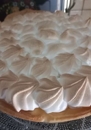 Una foto de Tarta de crema de limón en Thermomix