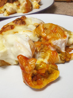 Una foto de Galets rellenos al horno