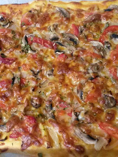 Una foto de Pizza casera