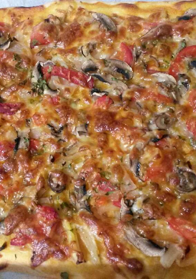Una foto de Pizza casera