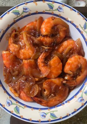 Foto resep Udang Pedas Asam Manis