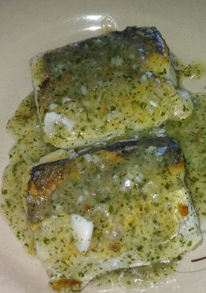 Una foto de Merluza en salsa verde rápida y sencilla