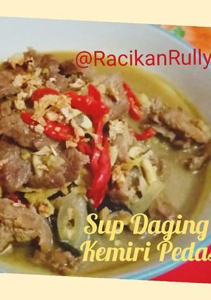 Foto resep Sup Daging Kemiri Pedas