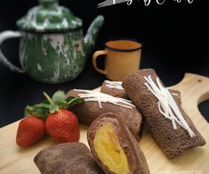 Resep Populer Dadar Gulung Pisang Coklat Praktis Enak Resep Populer Dadar Gulung Pisang Coklat Praktis Enak