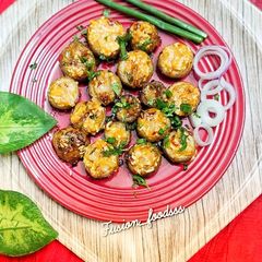 A picture of Stuffed mushroom.