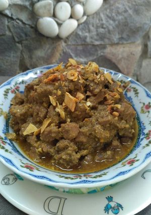 Foto resep Lapis daging dadu sederhana