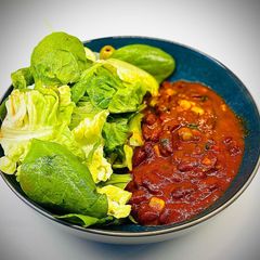 A picture of Kidney Beans Curry / Rajma.