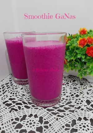 Foto resep Smoothie Buah Naga Nanas