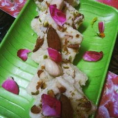 A picture of Kalakand(MilkBarfi).