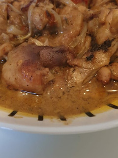 Una foto de Pollo en salsa picante