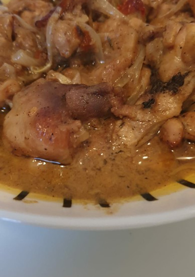 Una foto de Pollo en salsa picante