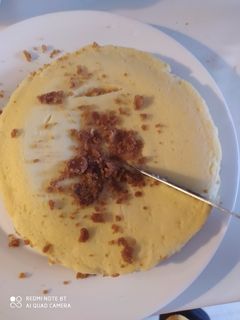 Una foto de Tarta de queso rápida, fácil y suave con microondas