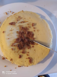Una foto de Tarta de queso rápida, fácil y suave con microondas