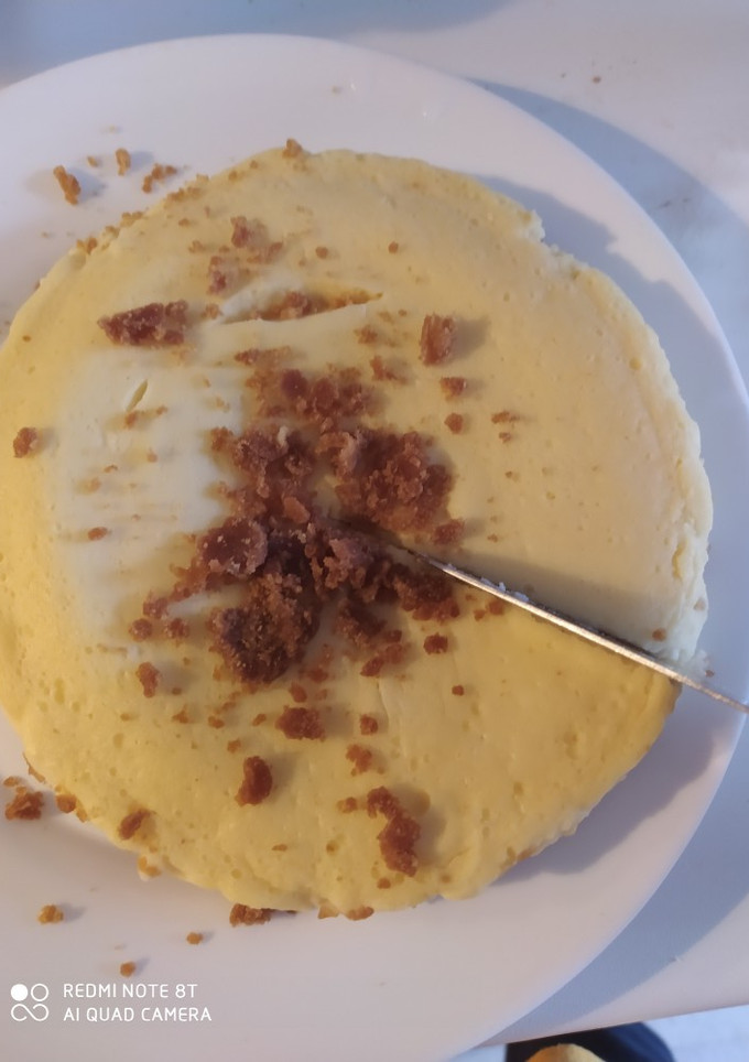 Una foto de Tarta de queso rápida, fácil y suave con microondas
