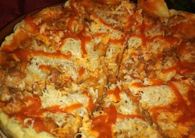 Resep Pizza Teflon Rumahan???? Resep Pizza Teflon Rumahan????
