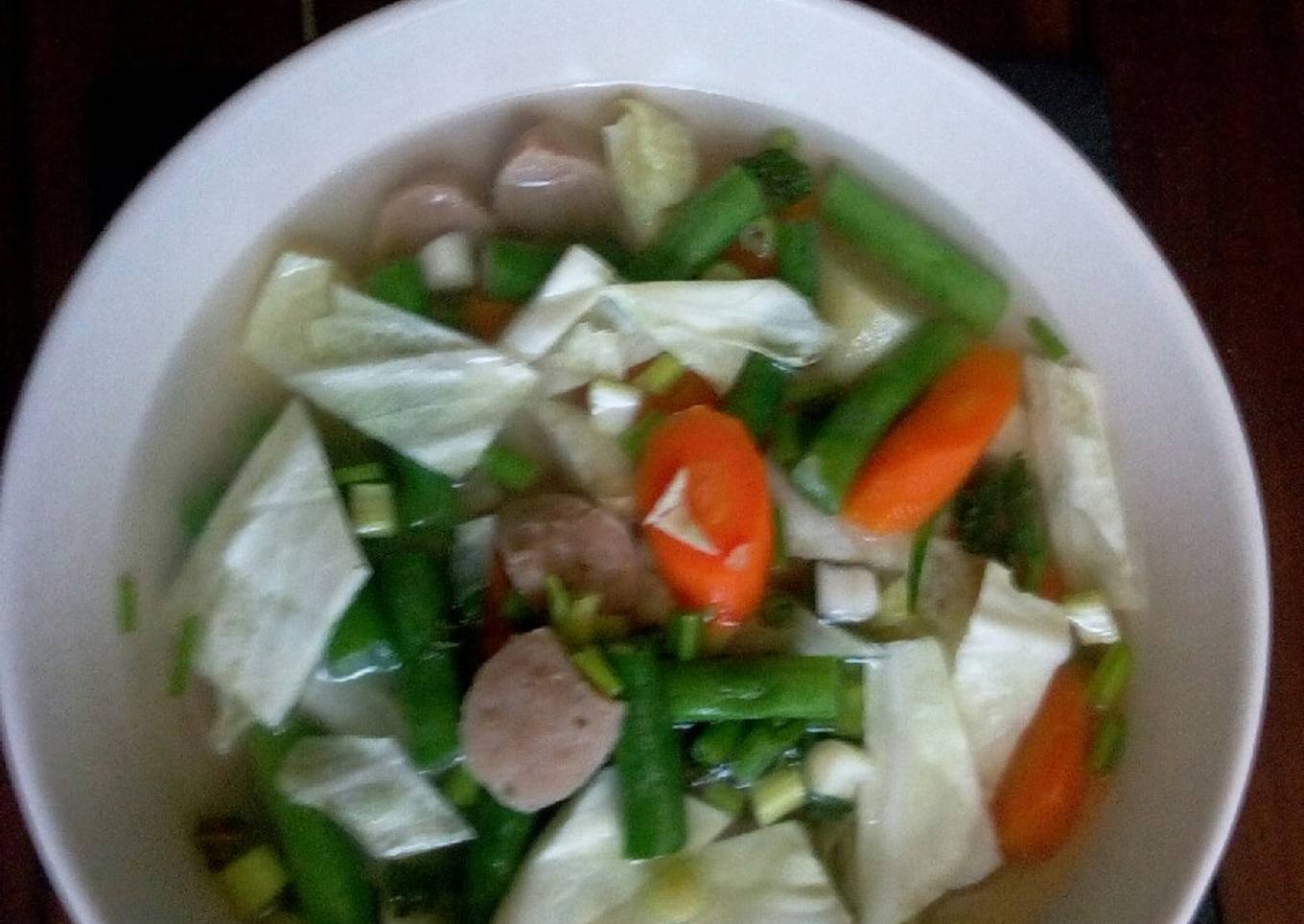 Sop bakso simple & enak