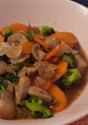 Foto resep Jamur Kancing Saus Tiram