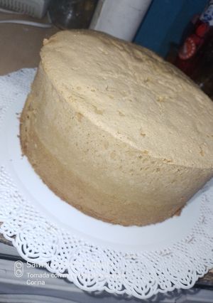 Una foto de Bizcochuelo de vainilla