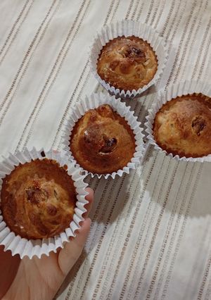 Una foto de Cupcakes de banana, avena y canela en freidora de aire ✶