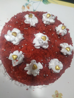 A picture of Red velvet cake.