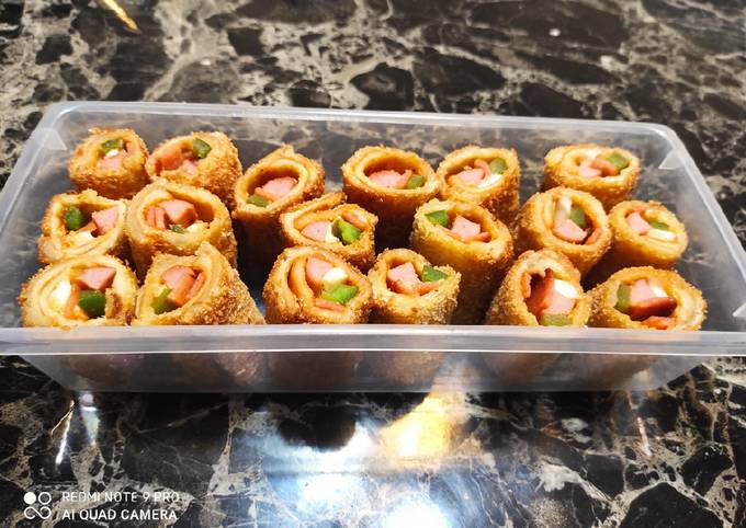 Simple Way to Prepare Homemade Pizza bread roll