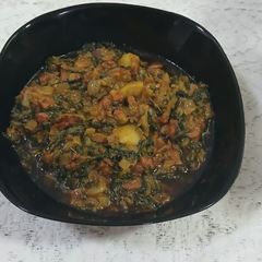 Methi carrot potato A picture of Methi carrot potato.