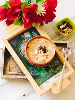 A picture of SAMAK Rice Kheer instant Sama chawla jaggery pudding / kheer.