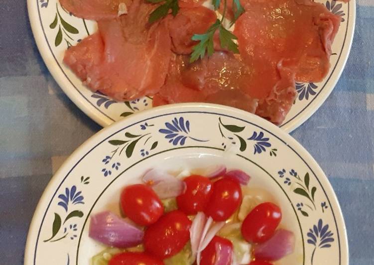 Ecco un piatto leggero e squisito. Molto buono..mmm 😋😋😜