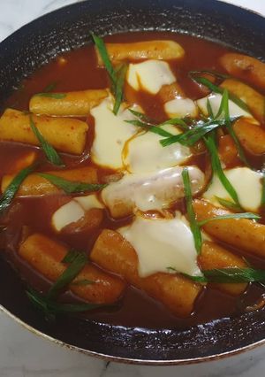 Foto resep Tteokbokki Mozzarella