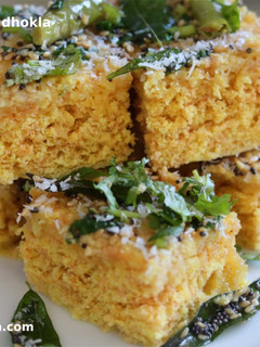 A picture of Instant Khaman Dhokla.