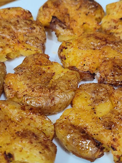 Una foto de Patatas aplastadas