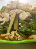 Asparagus cah Bombay Daging Ayam