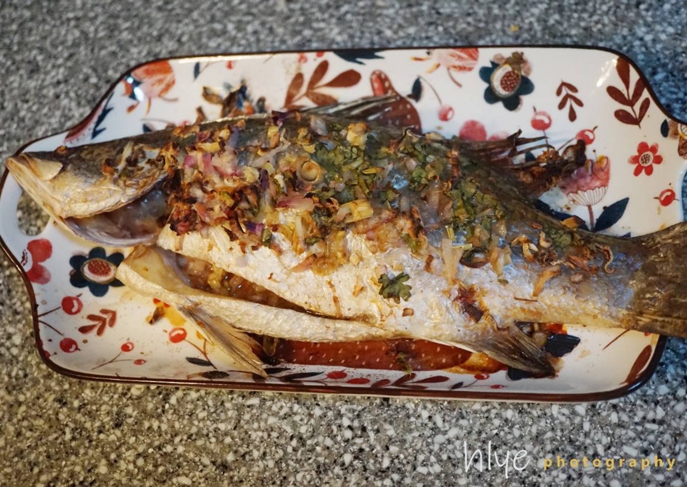 Resepi Bakar Ikan Siakap Cara Thai Aroma Wanginya Tidak Dapat Tertahan Yang Menggugah Selera Dan Mudah Resepi Kak Ross