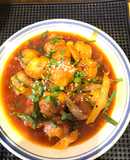 Heo viên xốt gochujang