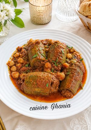 صورة لوصفة كوسا محشية باللحم المفروم