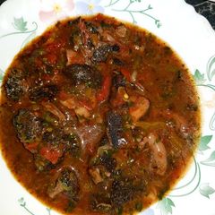A picture of Matumbo stew.