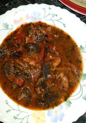 A picture of Matumbo stew.