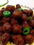 Kofta Meatballs with Pomegranate Molasses