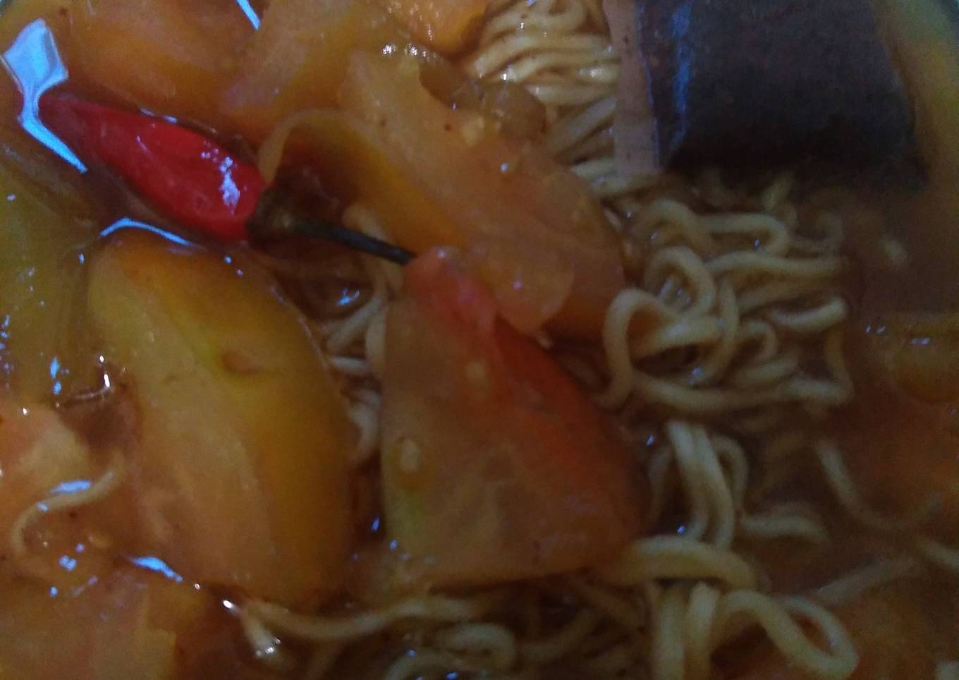 Indomie Kuah Teh Manis Special