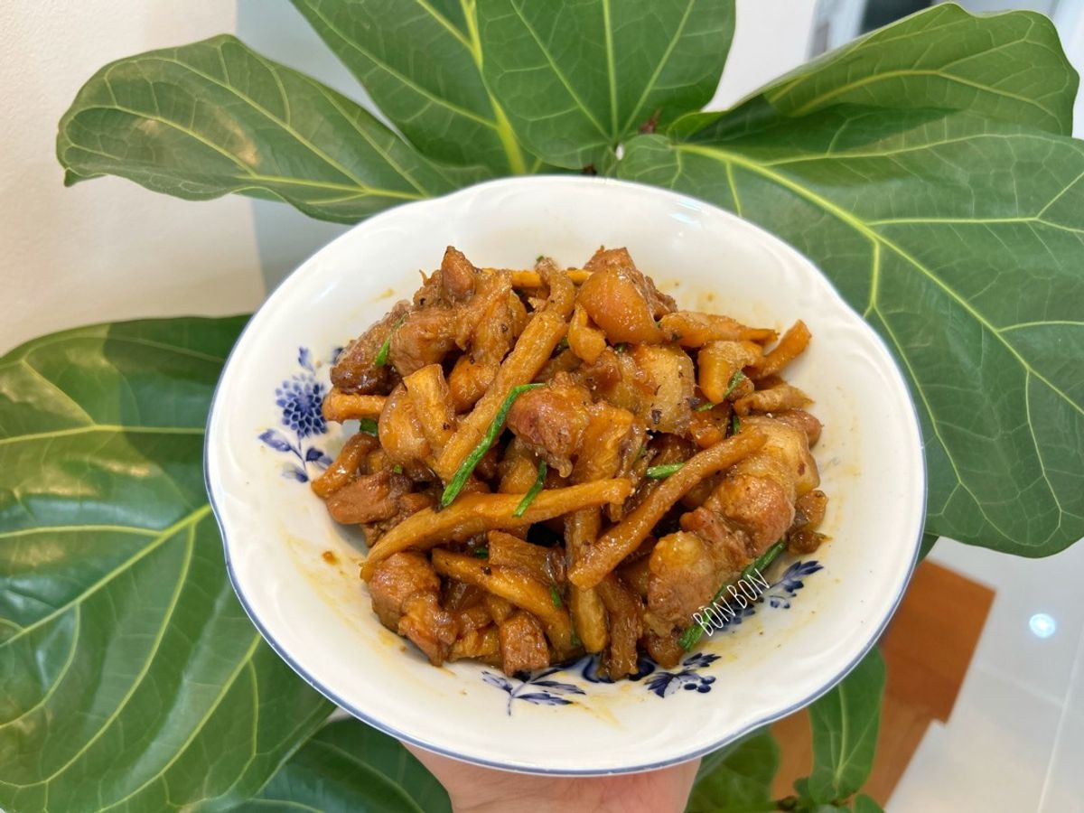 Thịt Ba Rọi Kho Củ Cải Khô