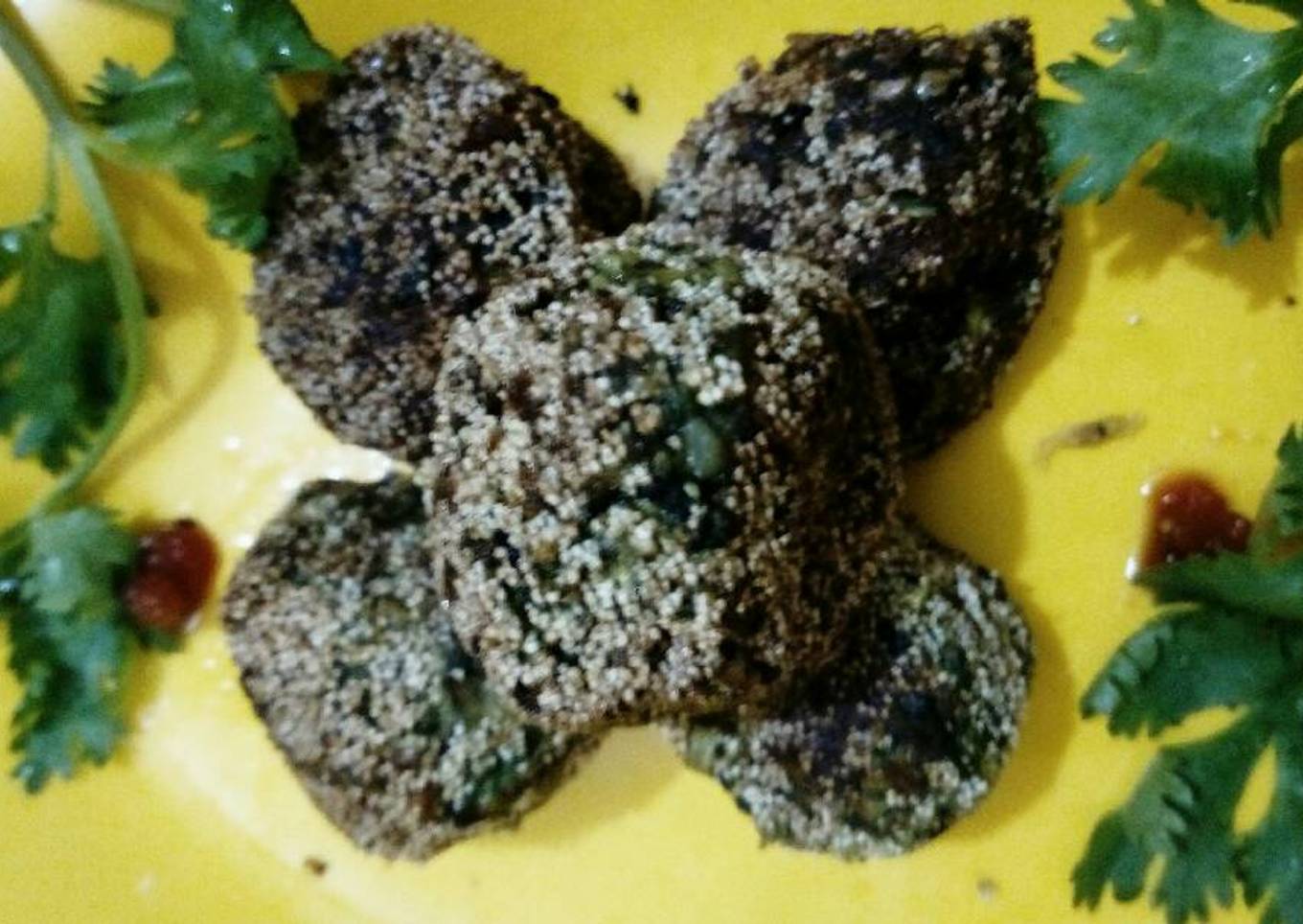 Spinach laddoo