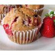 Muffins de chocolate y fresa