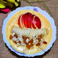 Saboodana custard A picture of Saboodana custard.