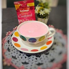 A picture of Strawberry custard.