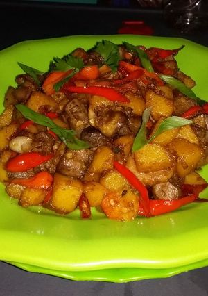 Foto resep Sambal goreng ati terasi mantap