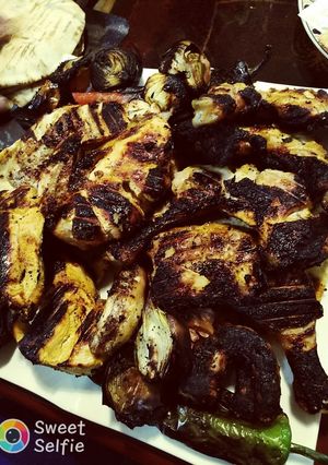 صورة لوصفة دجاج مشوي على الفحم