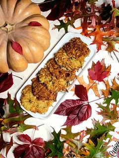 Une photo de 🎃 Galettes Citrouille Chorizo !!  🎃