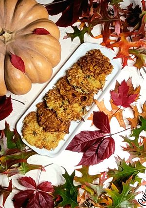 Une photo de 🎃 Galettes Citrouille Chorizo !!  🎃