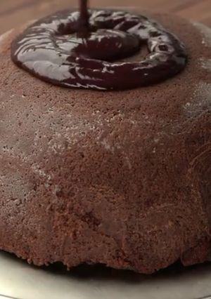 Una foto de Torta rellena de helado