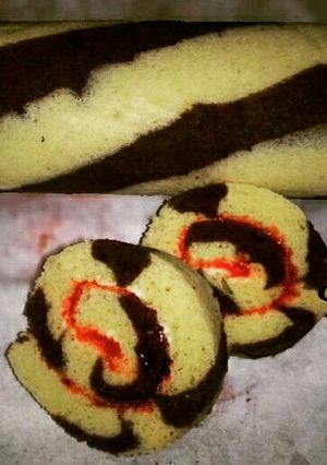 Foto resep Roll cake steam cuma 2 telur